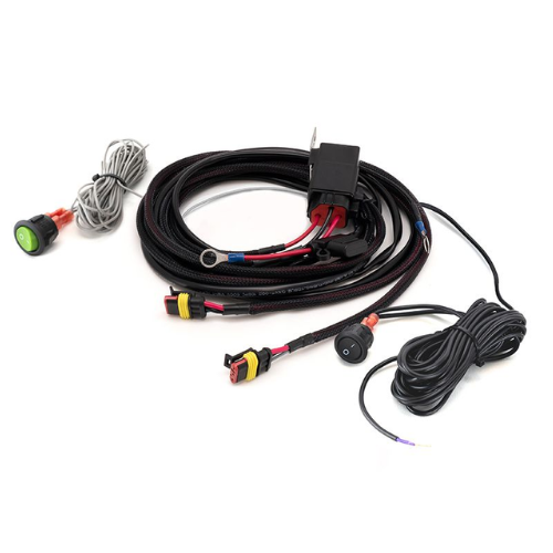 Lazer Lamps Two-Lamp Wiring Kit With Momentary Switch (3 Pin, Superseal, 12V) PN: 2L-LP-EP-120